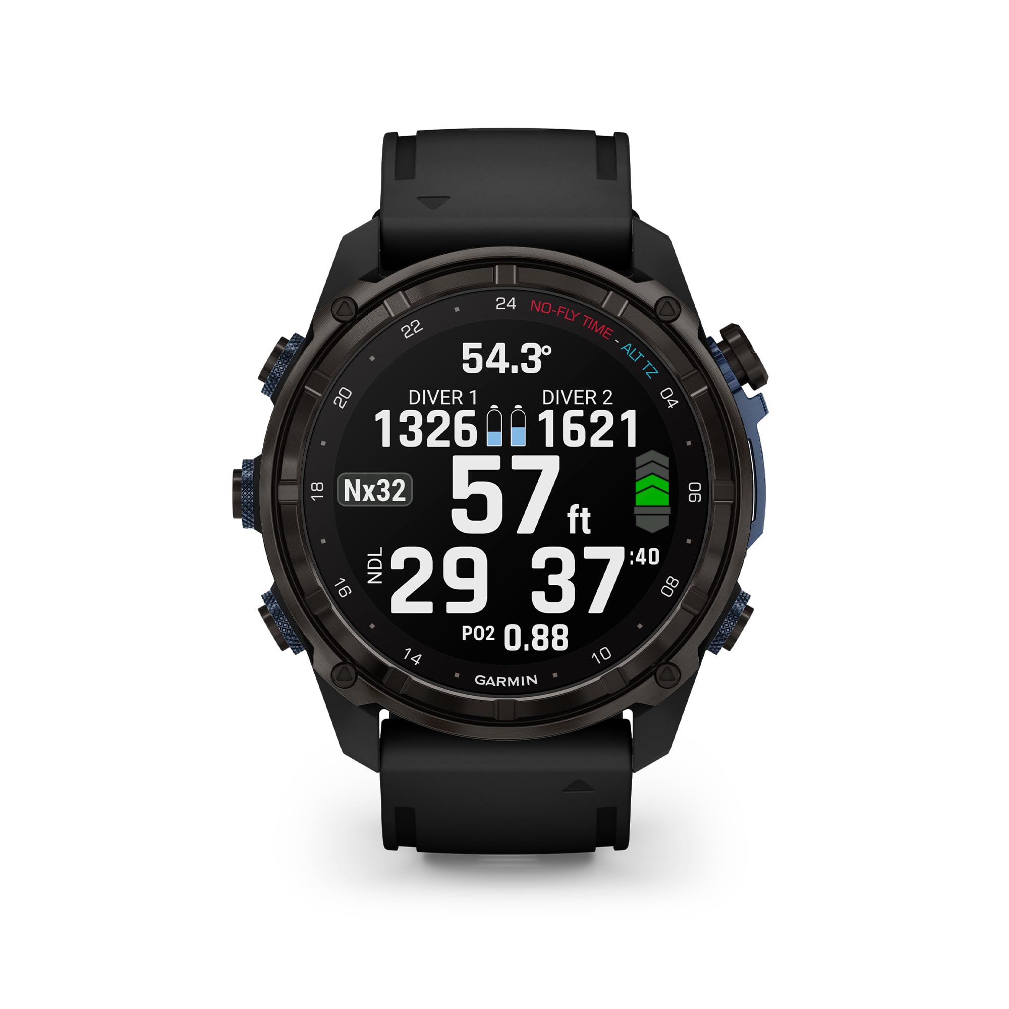 Garmin Descent™ Mk3i,- 51mm Dive Computer and Multisport GPS Smartwatch, Air Integration, Black