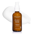 One Love Organics Love + Rose Hydrating Serum – Hyaluronic Acid Moisturizer for Dehydrated Skin, Certified Organic & Cruelty Free 50ml