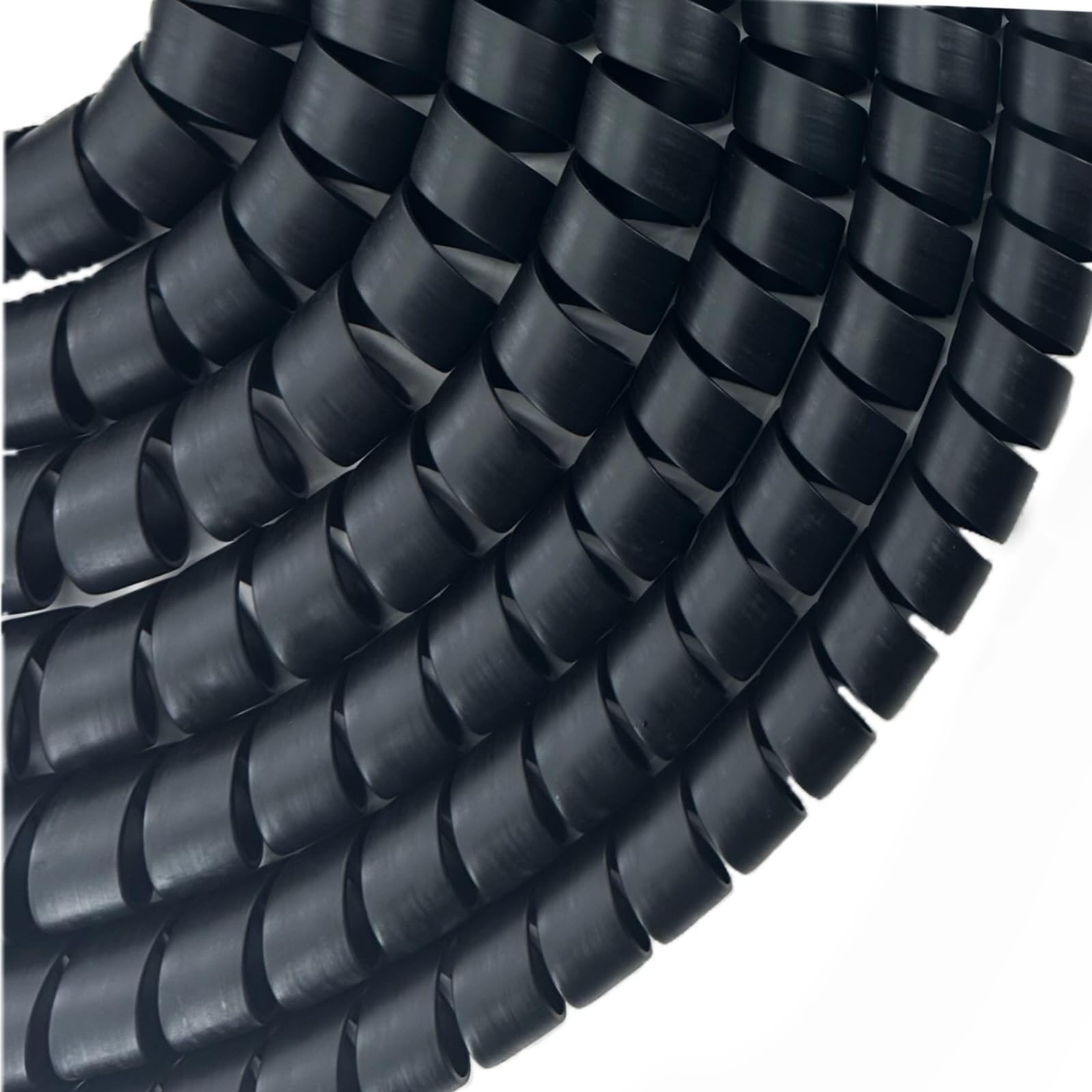 XIENLIU Spiral Wrap Hose Cable Protector - 1.25" OD x 20' Pre-Cut Lengths-Safe Hose Protector to Avoid Wear and Extend Life for Hydraulic Pneumatic Hoses