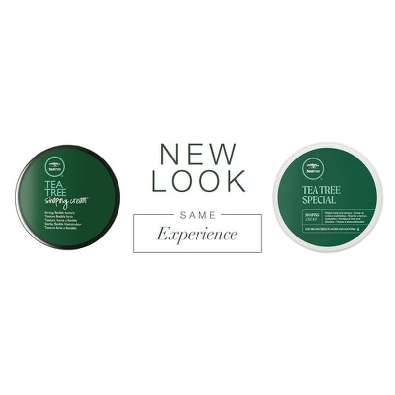 Tea Tree Shaping Cream - Long-Lasting Hair Styling Cream with Matte Finish for All Hair Types