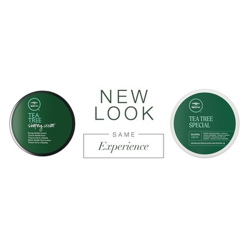 Tea Tree Shaping Cream - Hair Styling Cream for Long-Lasting Hold & Matte Finish | All Hair Types