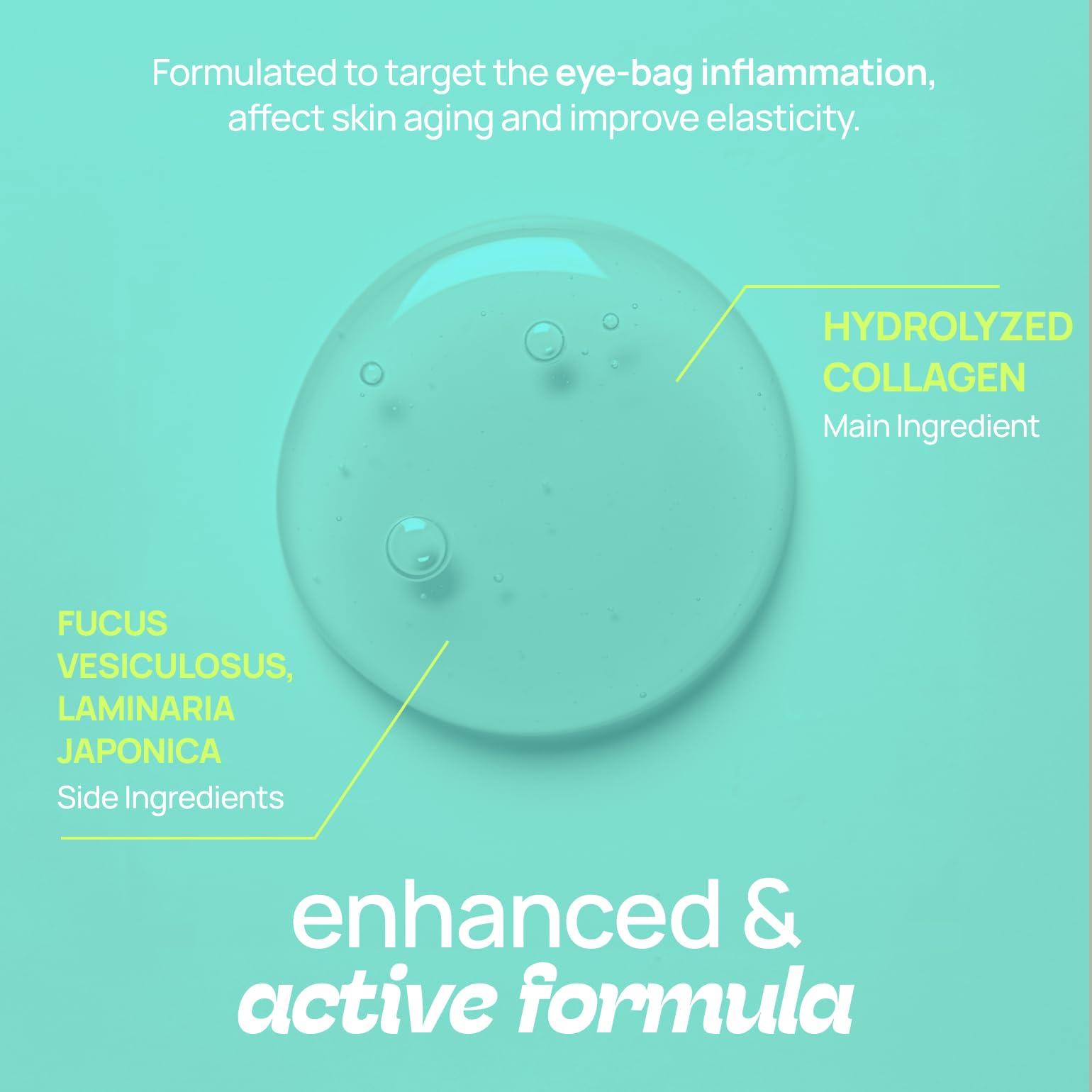 Elluma Beauty Under Eye Patches 12 Pairs of Themed Hydrogel Eye Gel Pads - For Puffy Eyes and Dark Circles, Under Eye Bags, Wrinkles - Hydrating Set with Seaweed Extracts