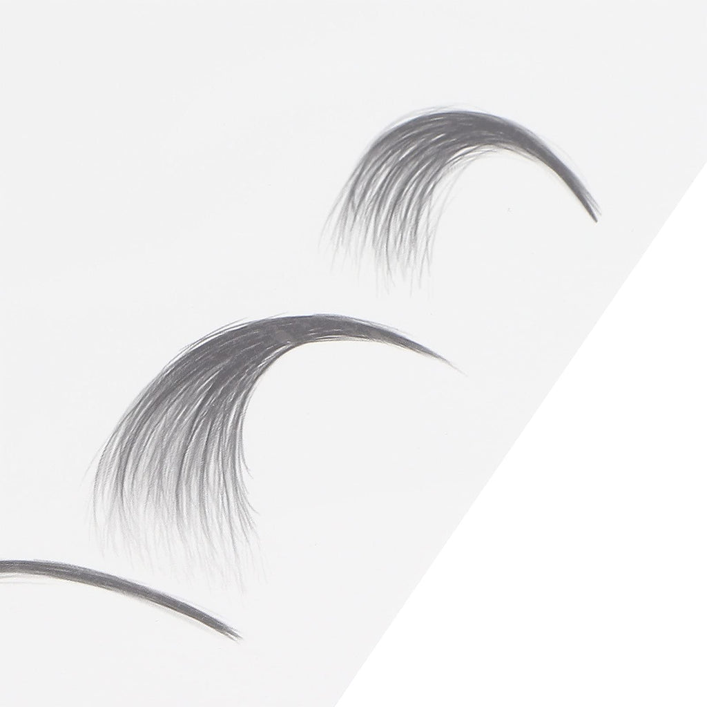 Hair Edges Stickers 5 Sheets Baby Hair Edges Hair Temporary Stickers DIY Hairstyling Hair Stickers Fake Hairline Sticker for Women Girls