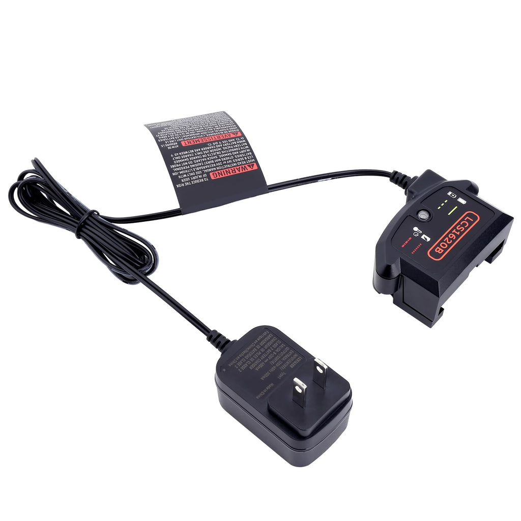 20Volt Battery Charger Replacement for Black and Decker 20V MAX Lithium Charger LCS1620B,Compatible with Black & Decker 12V/20V MAX Battery LBXR20 LBXR20-OPE LB20 LBX20 LBX4020 LB2X4020-OPE
