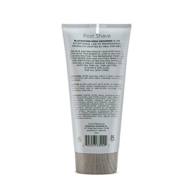 Blackstone Men's Grooming Post Shave Moisturizer - Soothing Tea Tree Oil & Aloe Balm | Sandalwood (6 oz)