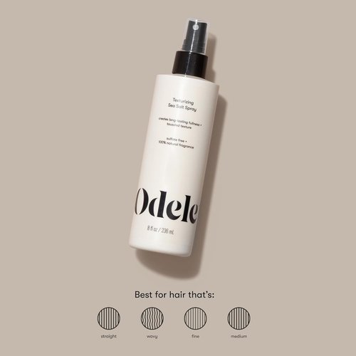 Odele Texturizing Sea Salt Spray - Boost Volume & Create Tousled Texture for Wavy Hair - 8 Fl Oz