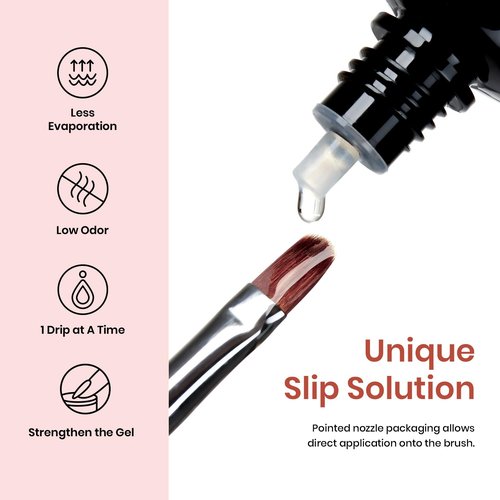 Beetles Poly Nail Extension Gel Kit, 4 Colors Pink White Poly Nail Gel Builder Nail Gel with Poly Brush & Slip Solution Nail Salon All In 1 Kit Gift for Women, UV & LED Needed