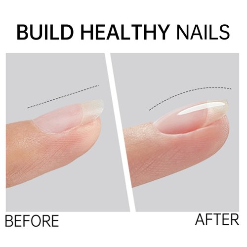 Love easy 6-in-1 Builder Gel & Base Coat for Nails, Enhance Building Strengthening Apex Enhancement Soft Gel Polish, Beginner Friendly with Upgraded Brush (Nude Pink, pH 5)
