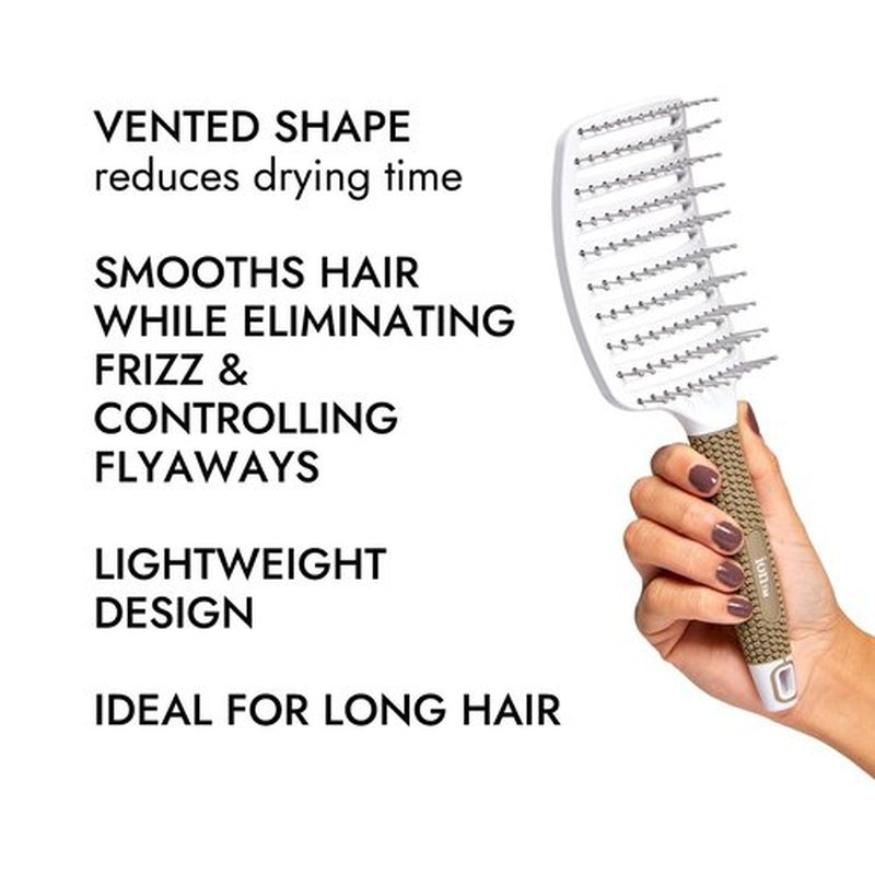 Skiennix Ion Blowout Vent Brush - Effortless Styling for Smooth, Shiny Hair | Lightweight Design