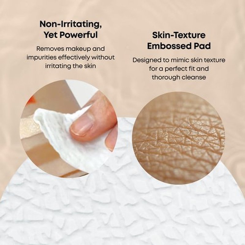 SOMISOME Rice Water Cleansing Pads – Makeup Remover Wipes & Korean Toner Pads with Centella Asiatica, Exfoliating for Blackhead Removal & Pore Minimizer, 50 Pad