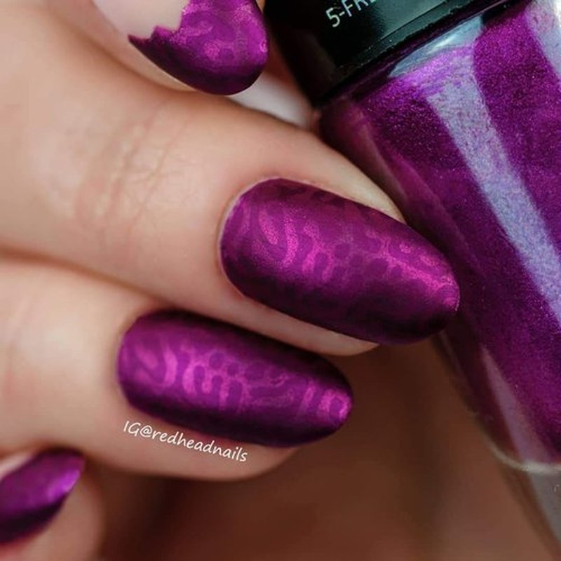 PUEEN Rocking Metallic Stamping Nail Polish Nail Art Color - Set of 6 Metallic Colors - 12ml each - BH000935