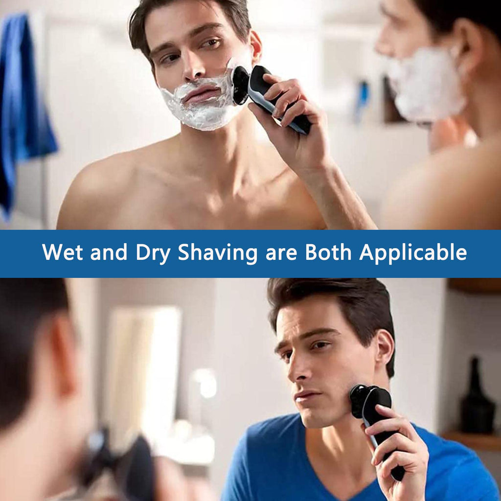 Gleway SH60/72 Replacement Heads Compatible with Philips Electric Shaver Series 6000, SH60 Replacement Blades Razor Heads for Shaver S6810/82, S6850/85, S6880/81, Upgraded Shaving Blade 6-Pack