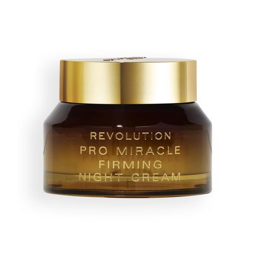 Revolution Pro Miracle Vegan Collagen Night Cream, Hydrating Moisturizer, Smooths & Firms Skin with Vegan Collagen & Squalene, Vegan & Cruelty-Free, 1.69 fl oz