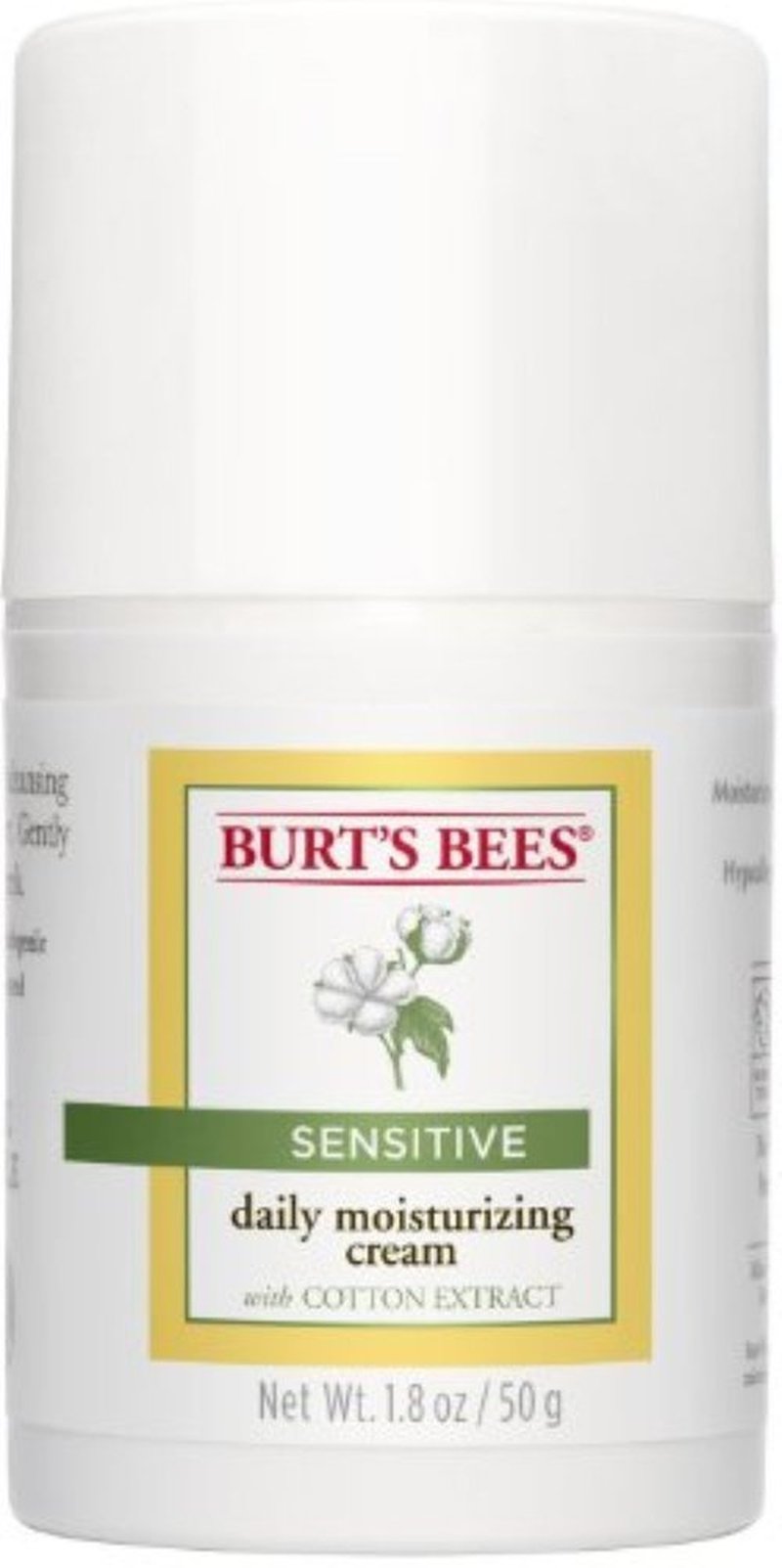 Burt's Bees Sensitive Daily Moisturizing Cream - Gentle Hydration | 1.8 oz (Pack of 4)