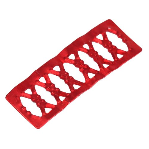 100PCS Braiding Beads Metal Cuffs,New Colorful Dreadlocks Beads Hair Braid Rings Clips Dread Locks, Rings Cuff Hair Decoration Braiding Filigree Tube Hair Jewelry (red)