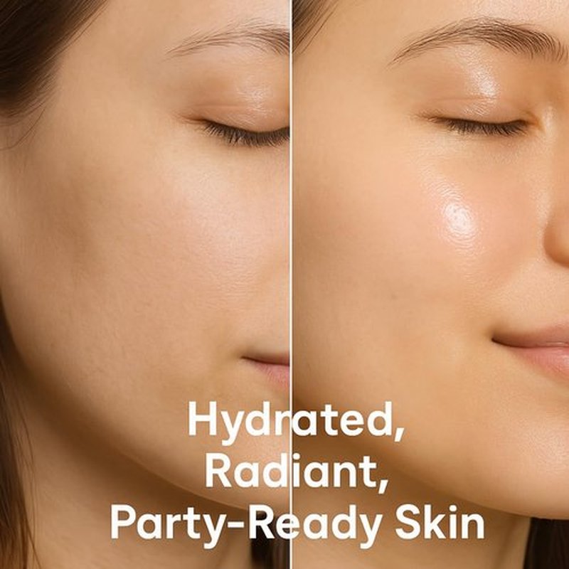 FACETORY K Beauty Face Mask Skin Care – Radiance & Hydration Sheet Mask for Radiant Skin (5 Pack) | Bachelorette Favors & Girls Night Must-Have