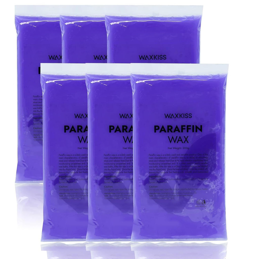 wewax 6 packs Paraffin Wax for Hand and Feet, Lavender scent Wax for Hands