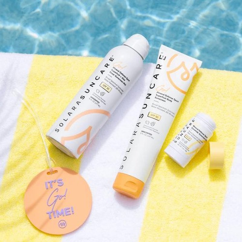 Solara Suncare Mineral Defense SPORT Sunscreen Mist SPF 30 - EWG Verified, Vegan, Reef Friendly | 6 fl oz