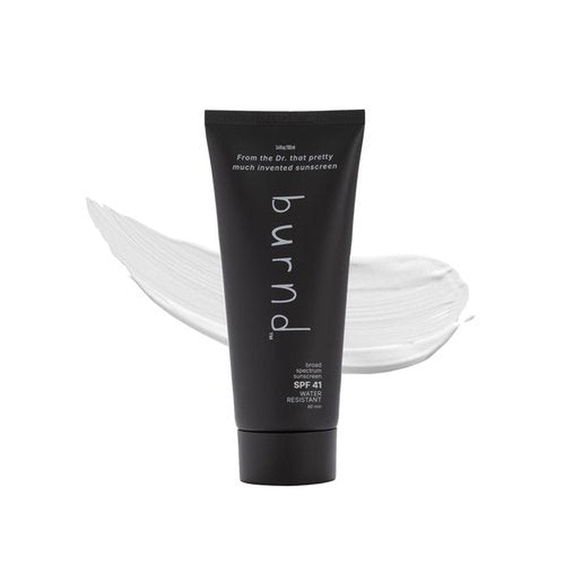 burnd SPF41 Broad Spectrum Sunscreen, Dries Clear & Invisible & Finish, with Transparent Zinc Oxide, Water Resistant 80 Minutes, Fragrance Free, Dermatologist & Pediatrician Formulated, 3.4 fl oz