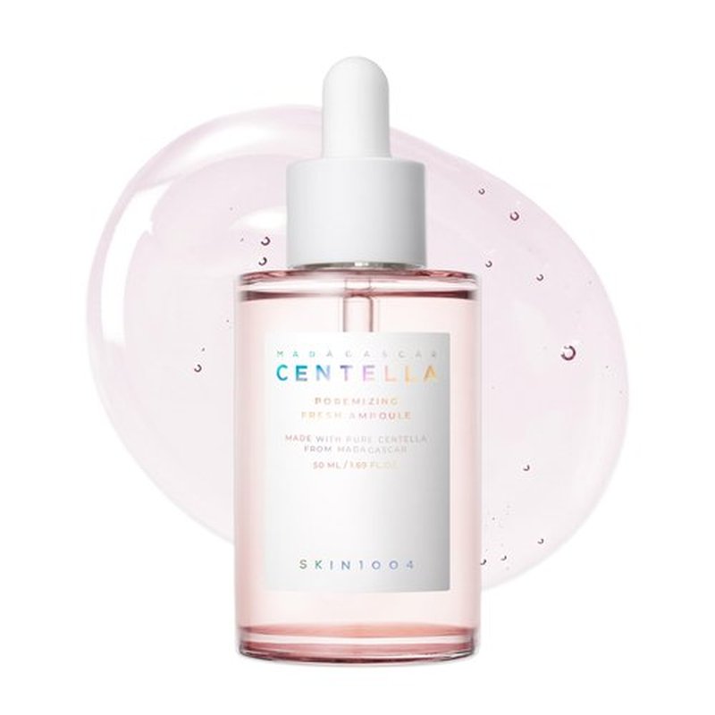 SKIN1004 Centella Poremizing Fresh Ampoule 1.69 fl.oz, 50ml, Korean Pink Serum for Enlarged Pores Minimizing with Madagascar Centella and Himalayan Pink Salt, Hydrating Facial Serum, Korean Skin Care