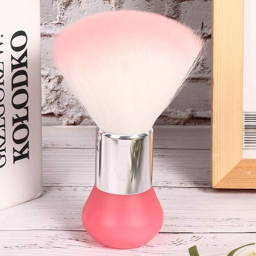 Ktsxxops Barber Brush Neck Duster, Broken Hair Sweep Brush Hairdressing Broken Hair Cleaning for Barber Shop, Versatile Nail Dust