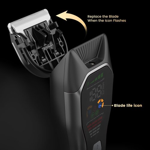 ENSSU Hair Clippers for Men, Cordless Hair Clipper Kit with Adjustable 4 Length Setting, Professional Barber Clippers and Trimmer Set, Rechargeable Barber Clippers for Hair Cutting & Grooming