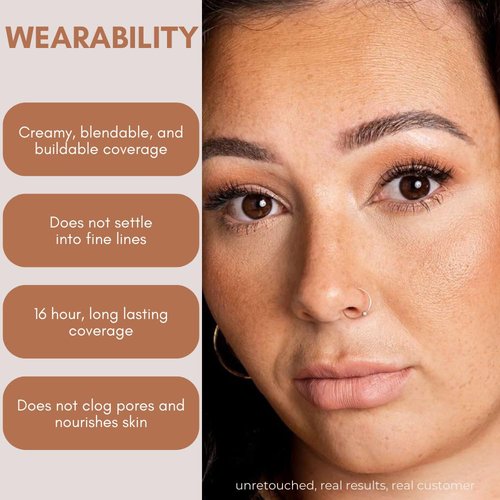 BaeBlu Organic Concealer, FULL Coverage Cover Up, 100% Natural, Made in USA, Sunshine