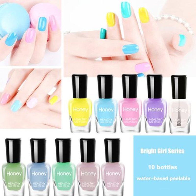 Tophany Non Toxic Nail Polish Set, Easy Peel Off and Fast Dry NailPolish Set for Pack, Eco Friendly and Organic Water Based Nail Polish for Women,Teens(20 Bottles)