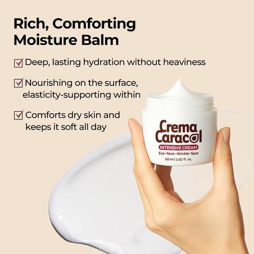 Jaminkyung Intensive Snail Cream with Collagen for Dry, Sensitive Skin, Hydrating & Firming Moisturizer, Barrier Support Cream, Korean Skincare 2.02 fl oz