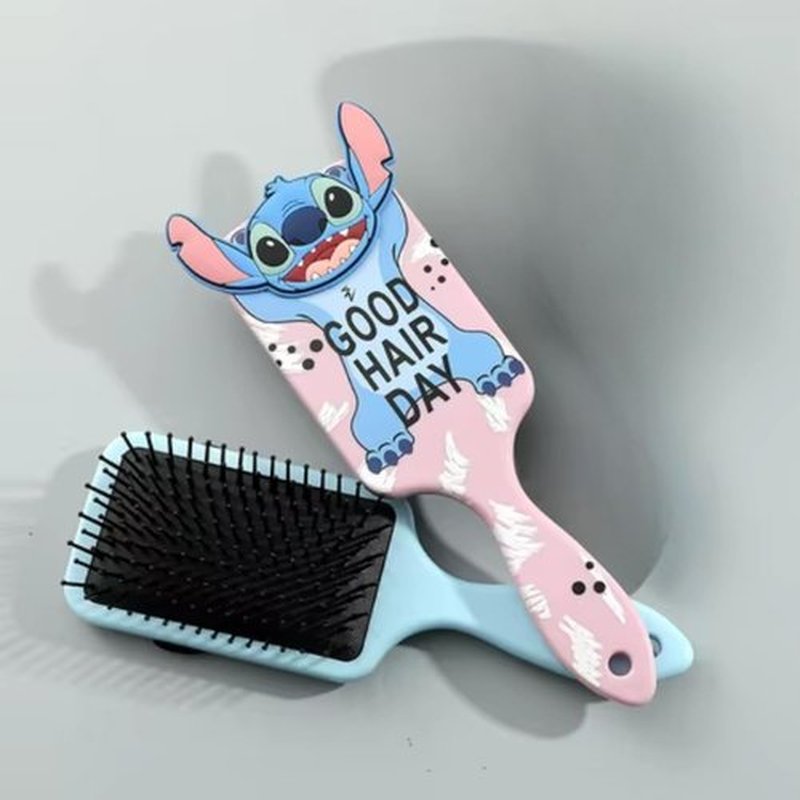 Cute Hair Brush, Cartoon Hair Brushes & 3 Scrunchies, Ultra Soft Detangling Hair Brush, Detangling Wet and Dry Brush for All Hair Types For Girls and Boys