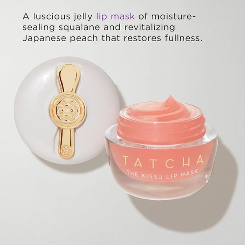 Tatcha Kissu Lip Mask - Overnight Treatment That Plumps & Softens Lips | 9.0 G | 0.32 oz