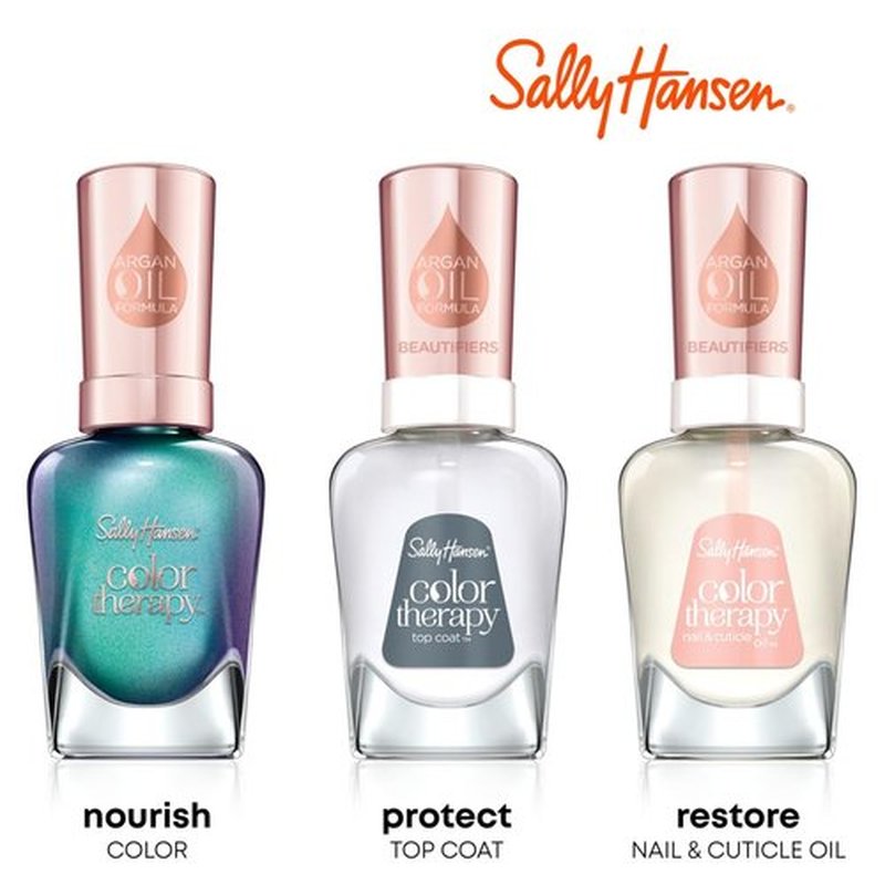 Sally Hansen Color Therapy Nail Polish, Couple's Massage, Pack of 1