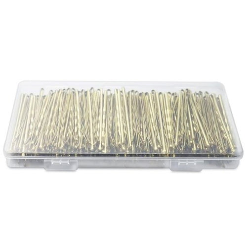2.76'' Large Bobby Pins Blonde, AITRAI 240PCS Jumbo Hair Bobby Pins Big Gold Long Hair Pins for Women Thick Hair with Box