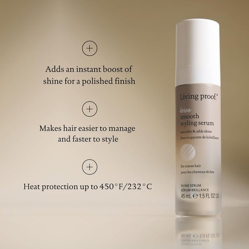 Living Proof No Frizz Smooth Styling Serum - Eliminate Frizz & Enhance Shine | 4 oz