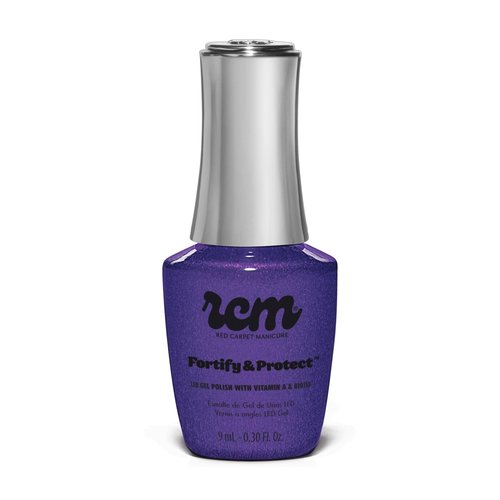 RC Red Carpet Manicure Fortify & Protect LED Gel Nail Color - Long-Lasting, Vibrant, Professional Quality, High Shine, Chip-Resistant - Infused with Vitamin A & Biotin (Femme Fatale, 0.3 Fl Oz)