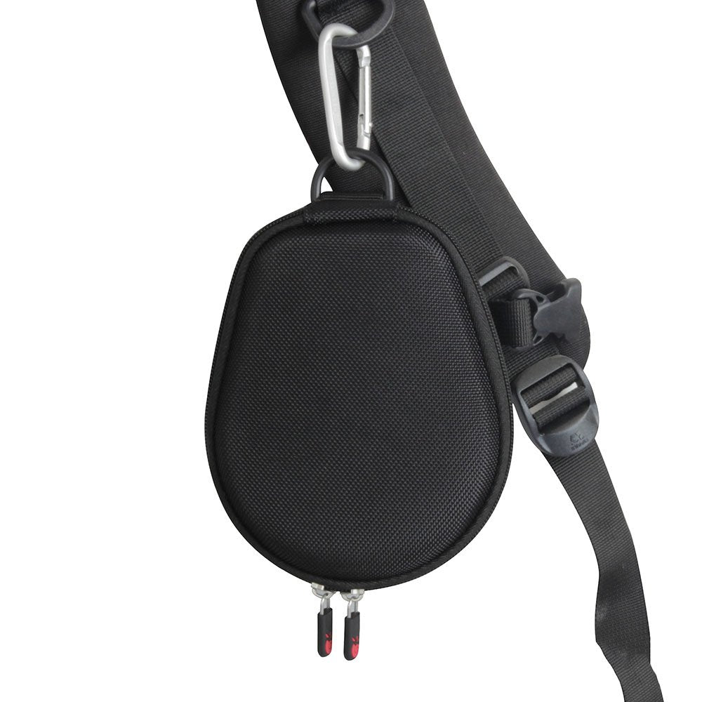Hermitshell Case for AfterShokz Trekz Air/AfterShokz Aeropex/Titanium Mini/Shokz OpenRun Pro/SHOKZ OpenRun Pro 2 Open Ear Wireless Bone Conduction Headphones AS650 / AS800 (Black)