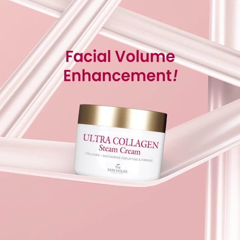 The Skin House Ultra Collagen Steam Cream – Firming Collagen & Retinol Moisturizer with Niacinamide | Deep Hydration & Wrinkle Care | Korean Skincare Cream for Smooth, Radiant Skin | 50ml / 1.69 fl oz