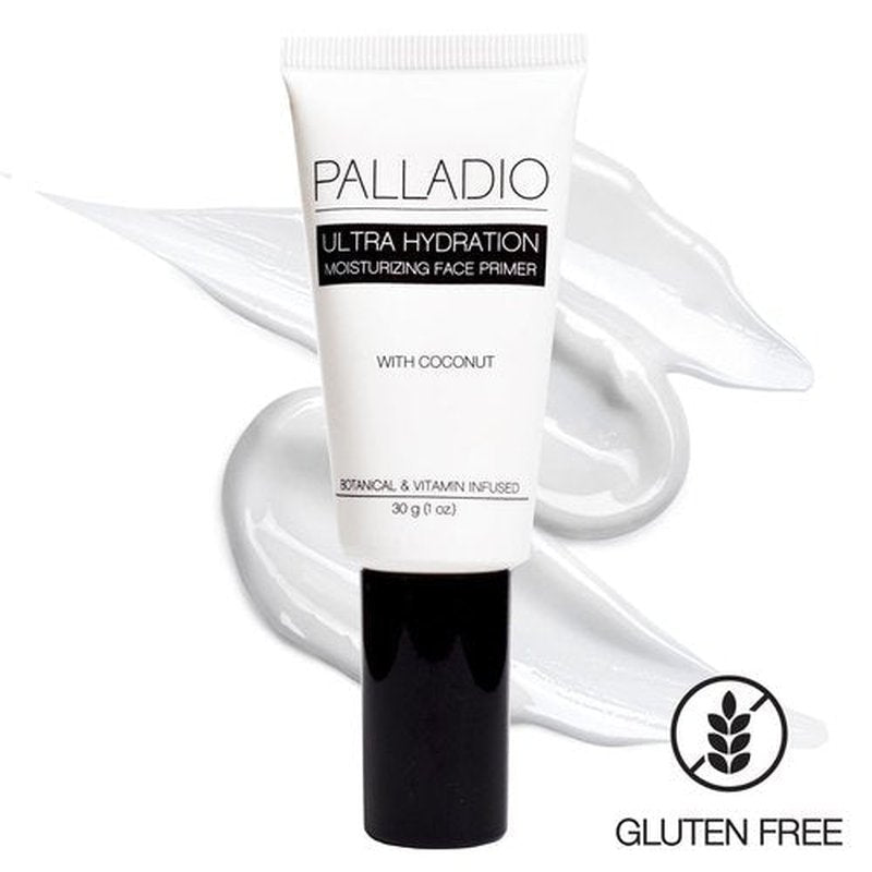 Palladio Ultra Hydration Primer - Fills Fine Lines & Pores | Coconut Oil Formula, Non-Greasy Finish