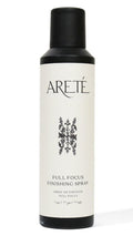 ARETÉ Full Focus Finishing Hair Spray, Strong, Buildable Hold, Shiny Finish, Anti Frizz Hairspray for Women Fine Hair with Edelweiss, Wild Carrot, Star Anise, Peruvian Ginseng, Made in USA, 8oz