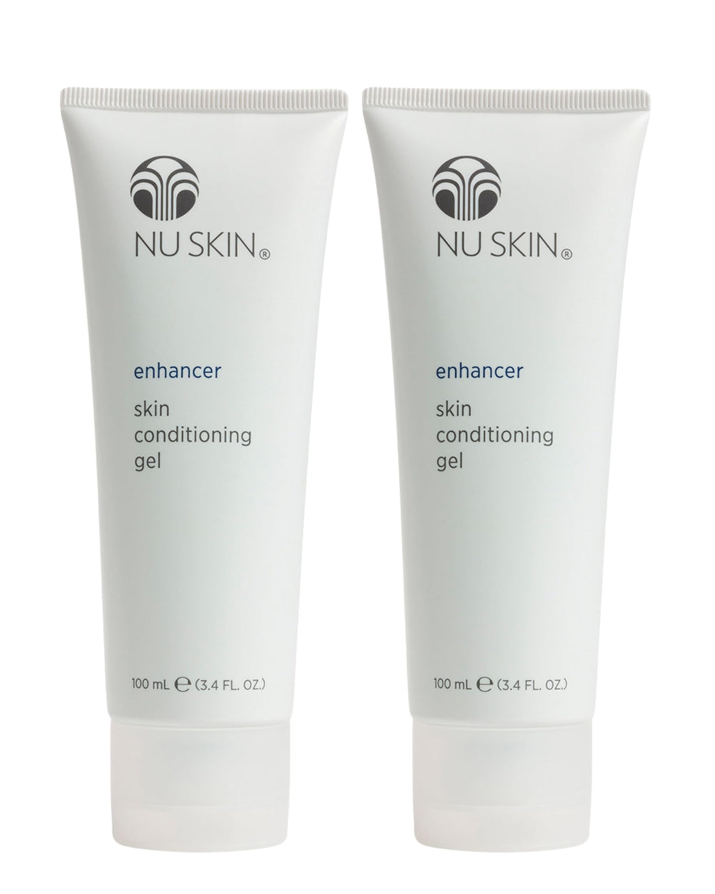 Nu Skin Enhancer Skin Conditioning Gel | Aloe Vera-Infused Soothing Formula for Ultimate Skin Comfort, Hydration, and Versatility in Skincare Routines | Lightweight Moisturizer | 3.4 Fl Oz | 2 Pack