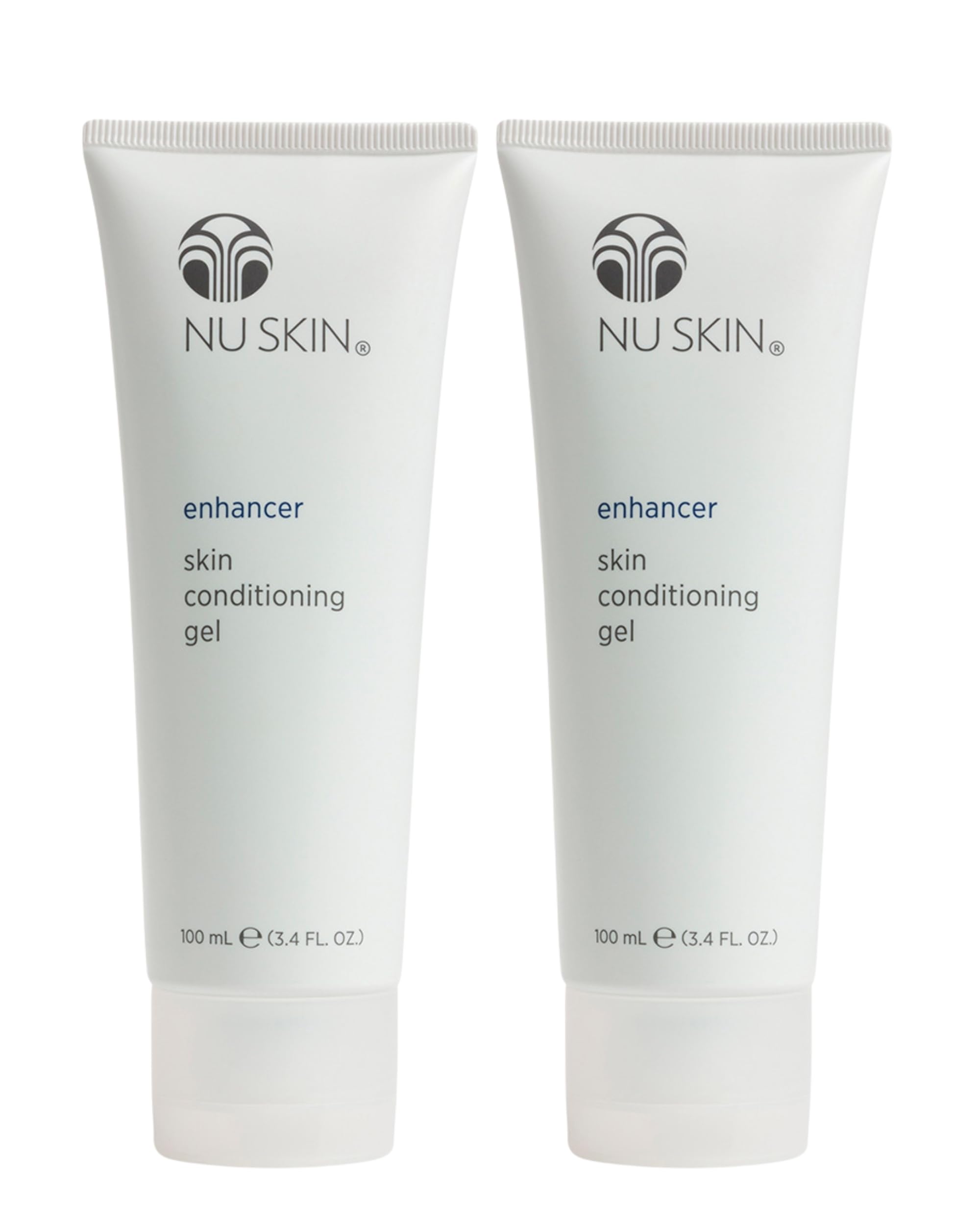 Nu Skin Enhancer Skin Conditioning Gel | Aloe Vera-Infused Soothing Formula for Ultimate Skin Comfort, Hydration, and Versatility in Skincare Routines | Lightweight Moisturizer | 3.4 Fl Oz | 2 Pack