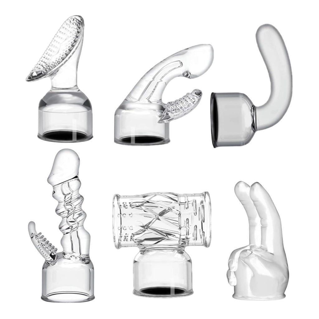 NUHUi 6X Massage Head Attachments Accessories Come with A Large Size Massager for Grown-ups Adjustable Speeds