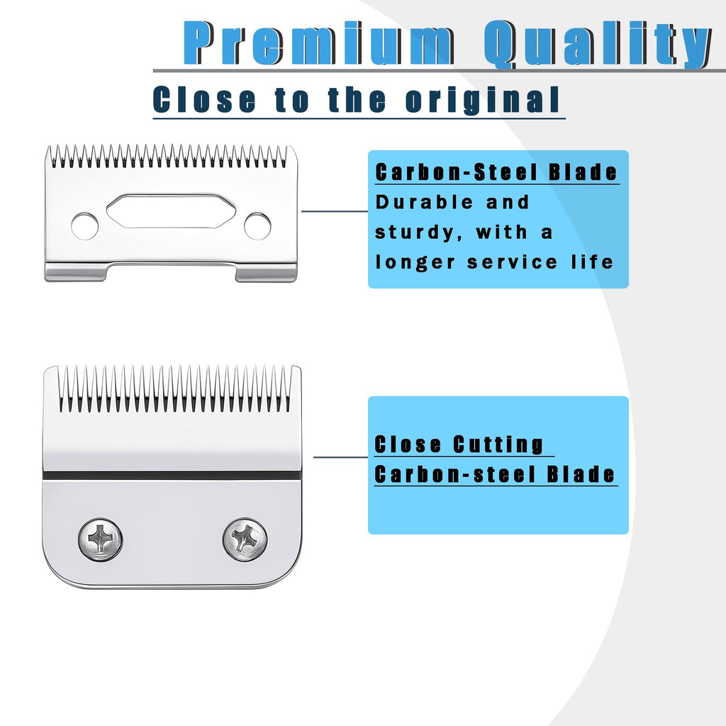 Hair Clippers Replacement Blades Compatible with Wahl Clippers(Silvery)