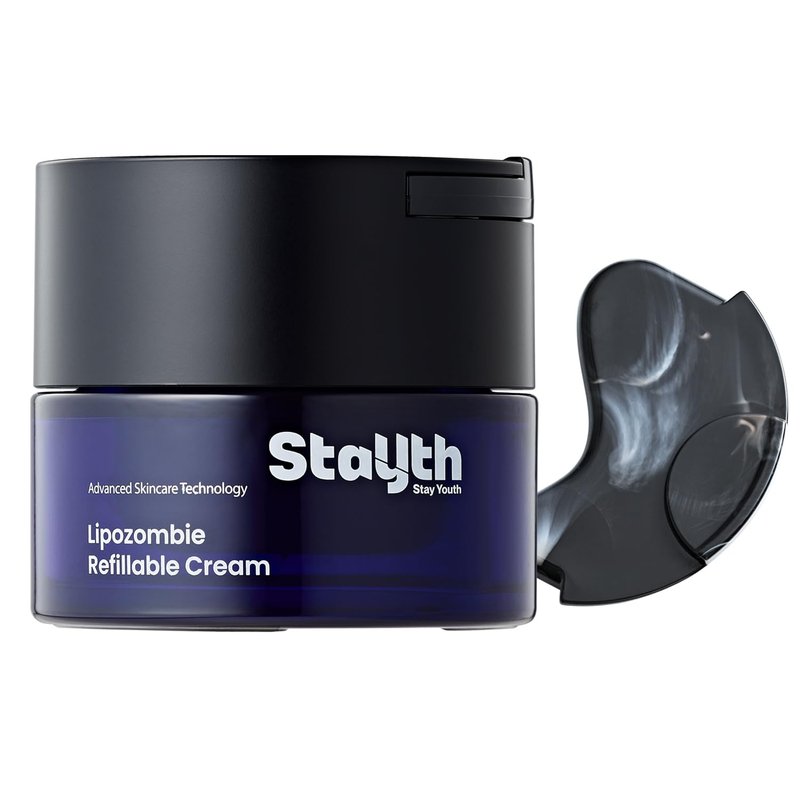Zombie Reset Cream - Refillable Hydrating Face Moisturizer with Peptides & Liposome | 50ml for Smooth, Radiant Skin