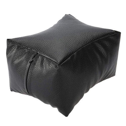 Hand Rest Pillow,Pedicure Foot Rest PU Nail Art Table Hand & Foot Pillow with Soft Fillings for Arm Rest Salon Manicure(Black)