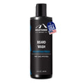 Mountaineer Brand Beard Wash For Men | 100% Natural Beard Shampoo | Thick Cleaning Softening Lather for Hair and Skin | Hydrate and Detangle | Grooming Treatment | Mountain Fresh Scent 8oz