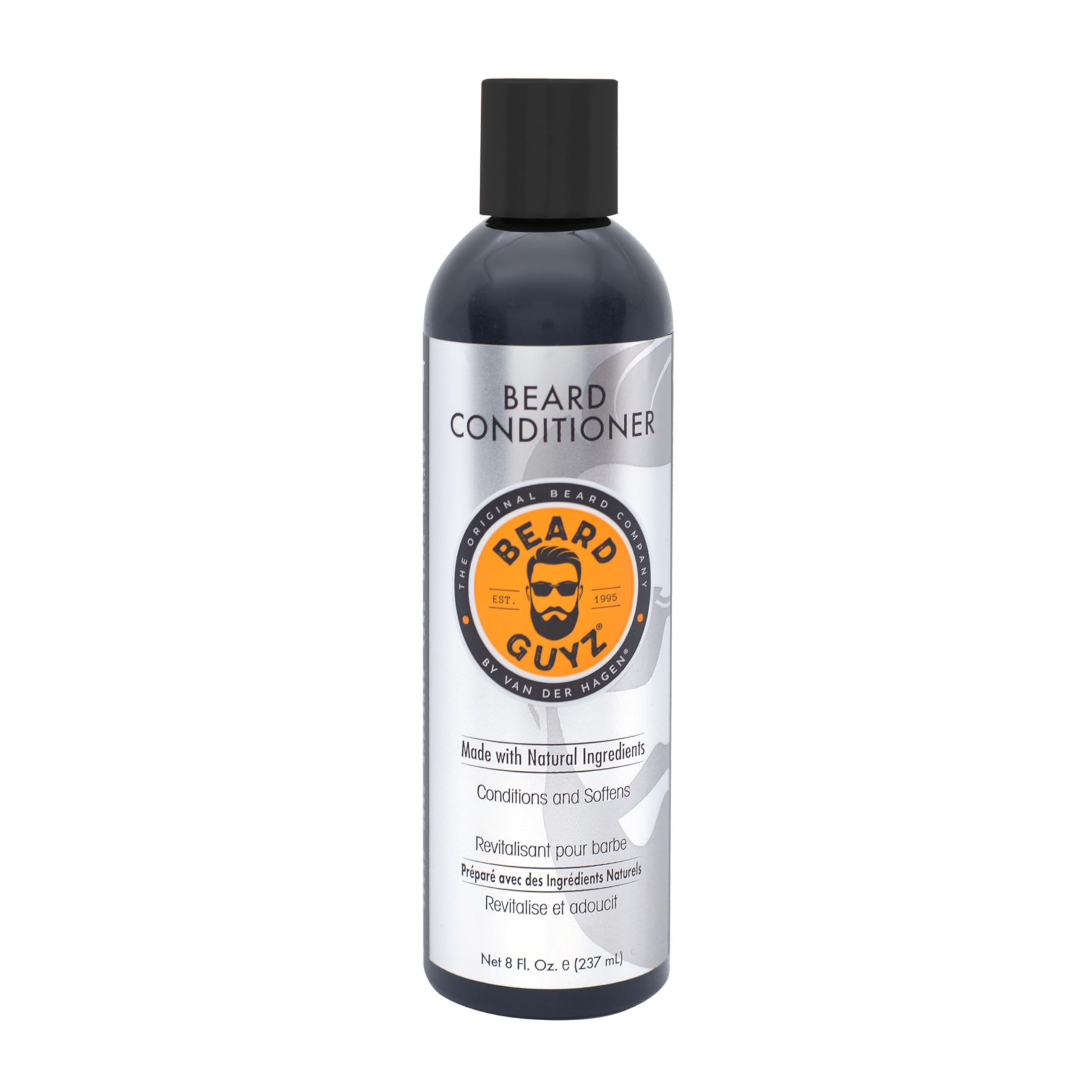 Beard Guyz Beard Conditioner – Deep-Conditioning Face & Facial Hair Treatment – Hydrating Beard Conditioner with Coconut Oil & Vitamin E for Soft, Manageable Beards, 8 oz