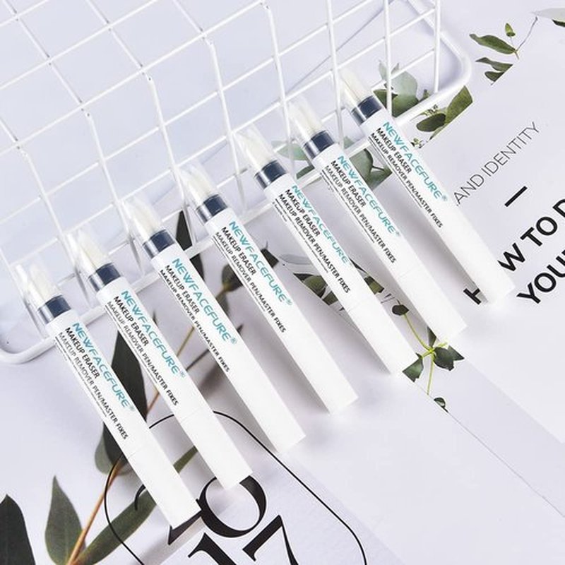 Newfacefure Makeup Remover Eraser Pen, Eye Make Up Corrector, Easy to Remove and Correction Magnetic Eyeliner Fixer, Extract for Sensitive Skin Original