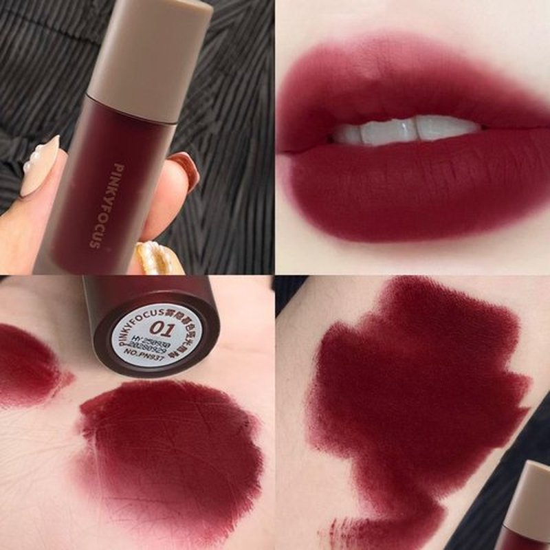 Skiennix 6-Piece Matte Lip Gloss Set - Velvet Finish for Autumn & Winter | Long-Lasting Formula