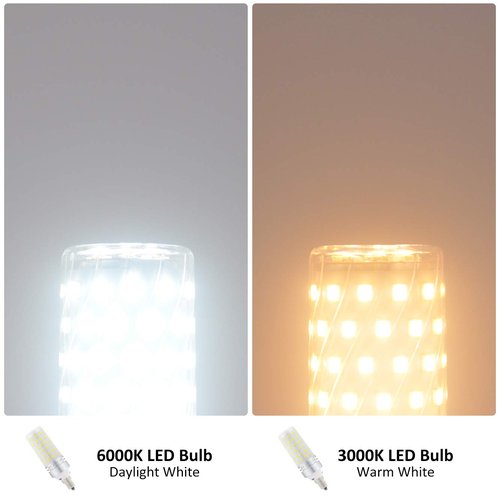 stvono 4 Pack E12 LED Bulb, 16W Candelabra LED Light Bulbs 100 Watt Equivalent, Daylight White 6000K, 1500lm, Non-Dimmable, LED Chandelier Bulbs for Ceiling Fan, Home Lighting